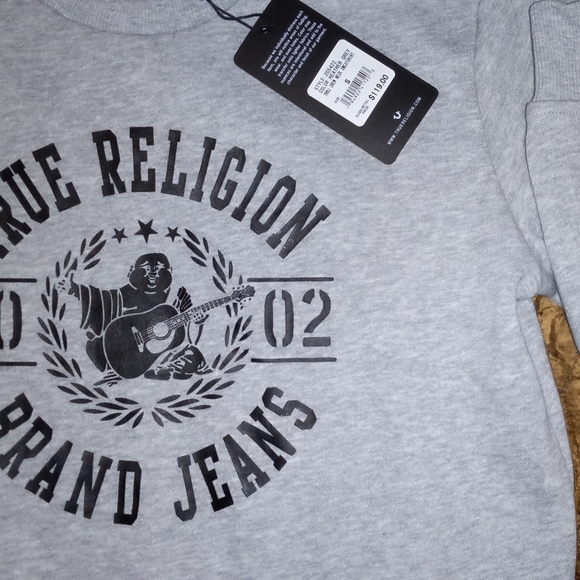 NWT TRUE RELIGION Sweatshirt S - Picture 2 of 3